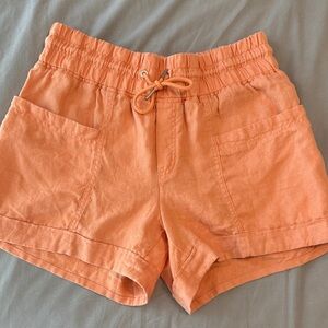 Athleta 4” Cabo linen shorts